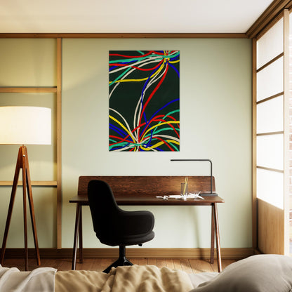 COMPOSITIONS COULEURS IDEES - Sonia Delaunay Brushed Aluminum Print - 70x100 cm / 28x40 inches | Sonia Delaunay Aluminum Print | Sonia Delaunay Prints