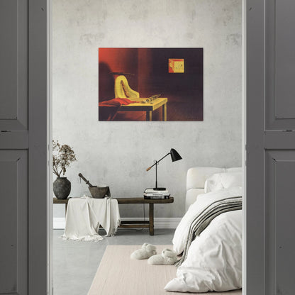 THE INVISIBLE MAN - Salvador Dali Brushed Aluminum Print - 70x100 cm / 28x40 inches | Salvador Dali Aluminum Print | Salvador Dali Prints