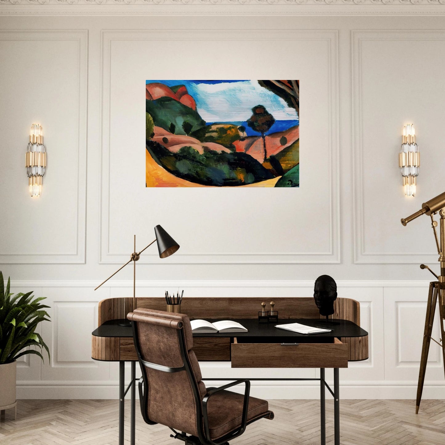 LANDSCAPE 1907 - Andre Derain Brushed Aluminum Print - 70x100 cm / 28x40 inches | Andre Derain Aluminum Print | Andre Derain Prints
