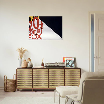 LARGE TRADEMARK WITH EIGHT SPOTLIGHTS 1962 - Edward Ruscha Brushed Aluminum Print - 70x100 cm / 28x40 inches | Edward Ruscha Aluminum Print | Edward Ruscha Prints