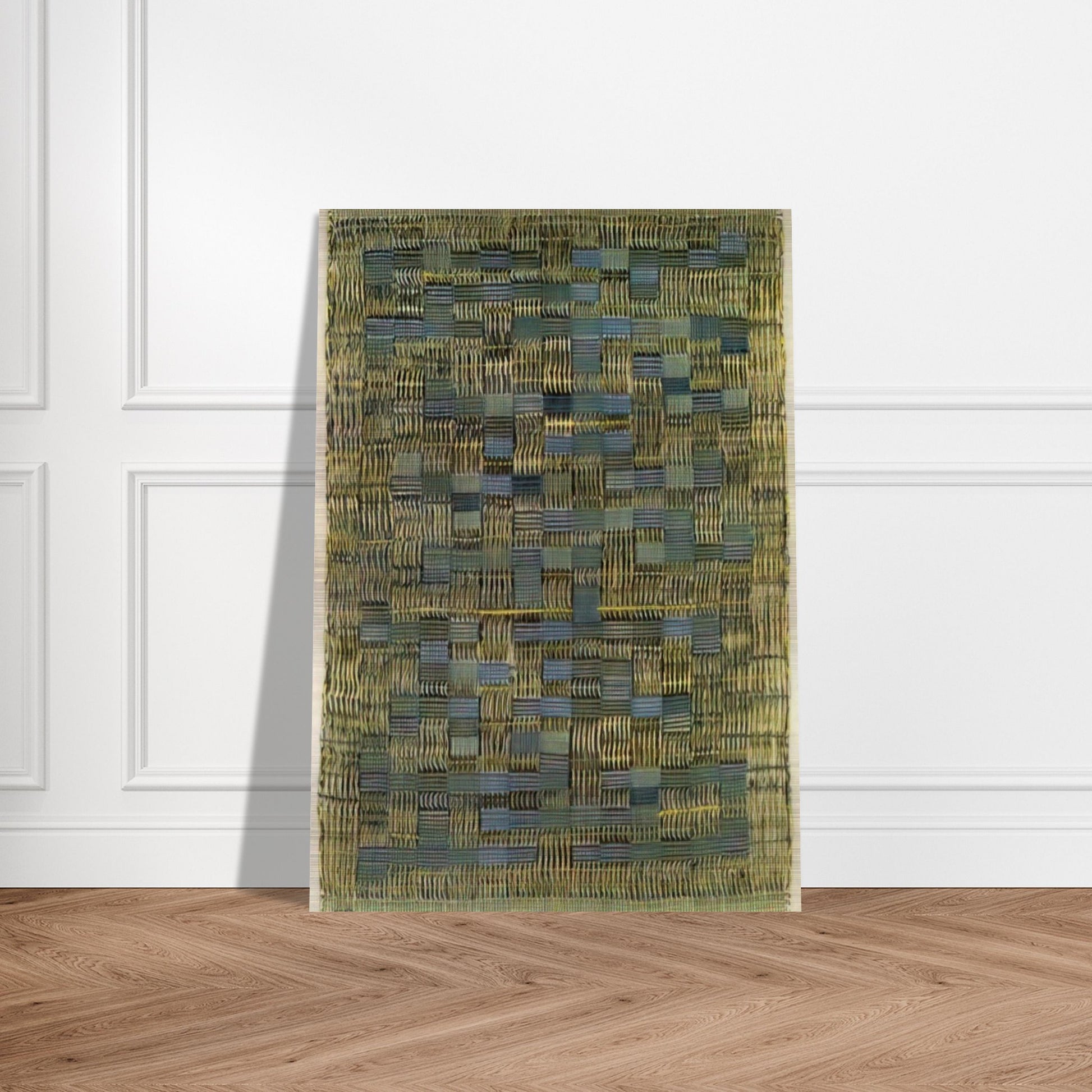 TIKAL 1958 - Anni Albers Brushed Aluminum Print - 70x100 cm / 28x40 inches | Anni Albers Aluminum Print | Anni Albers Prints