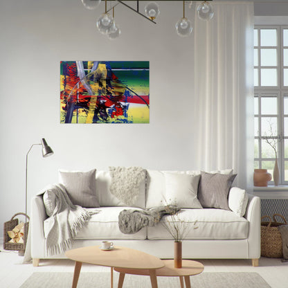 STATION - Gerhard Richter Brushed Aluminum Print - 70x100 cm / 28x40 inches | Gerhard Richter Aluminum Print | Gerhard Richter Prints