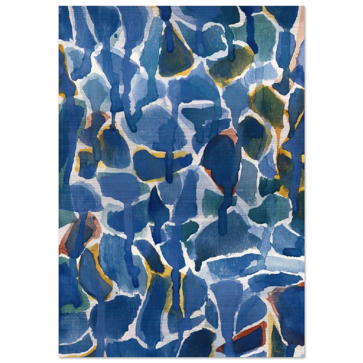 Untitled  SF54-077  - Sam Francis Brushed Aluminum Print - 70x100 cm / 28x40 inches | Sam Francis Aluminum Print | Sam Francis Prints