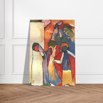 IMPROVISATION 6 AFRICAN 1909 - Wassily Kandinsky Brushed Aluminum Print - 70x100 cm / 28x40 inches | Wassily Kandinsky Aluminum Print | Wassily Kandinsky Prints