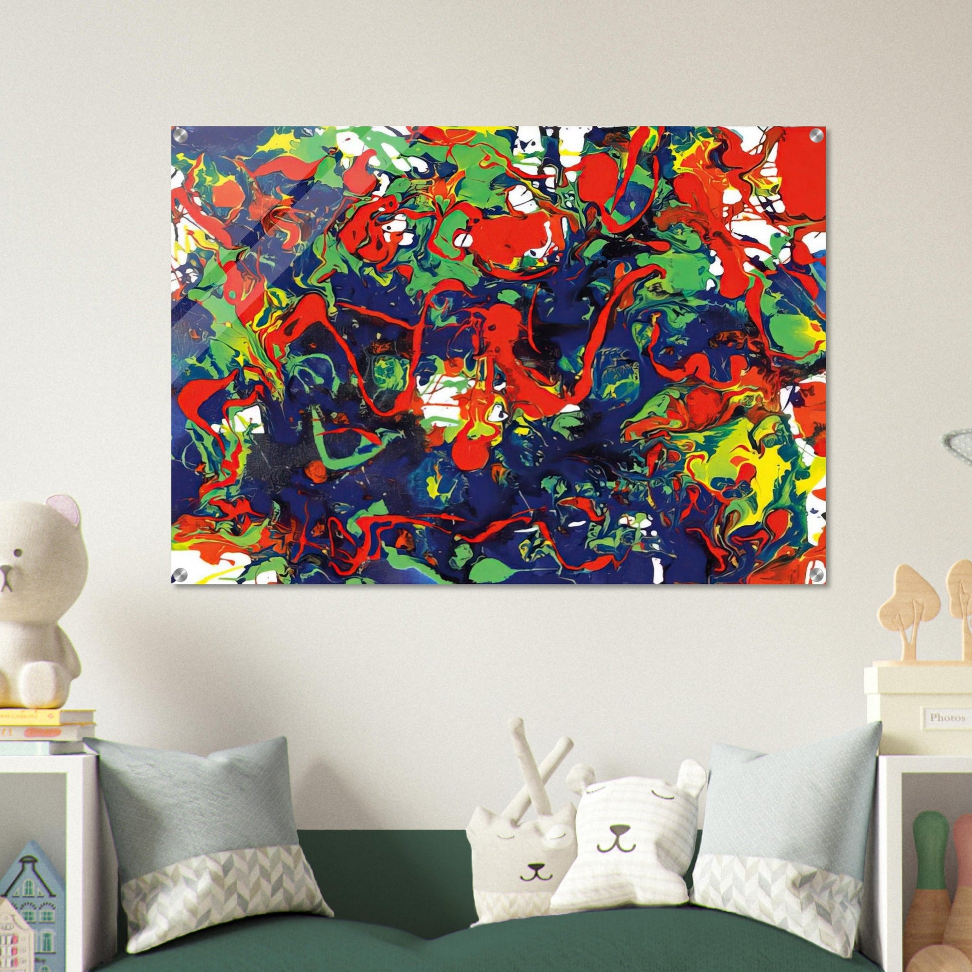 Untitled  SFP94-57  SFF 1731  - Sam Francis Acrylic Print - 70x100 cm / 28x40″ inches