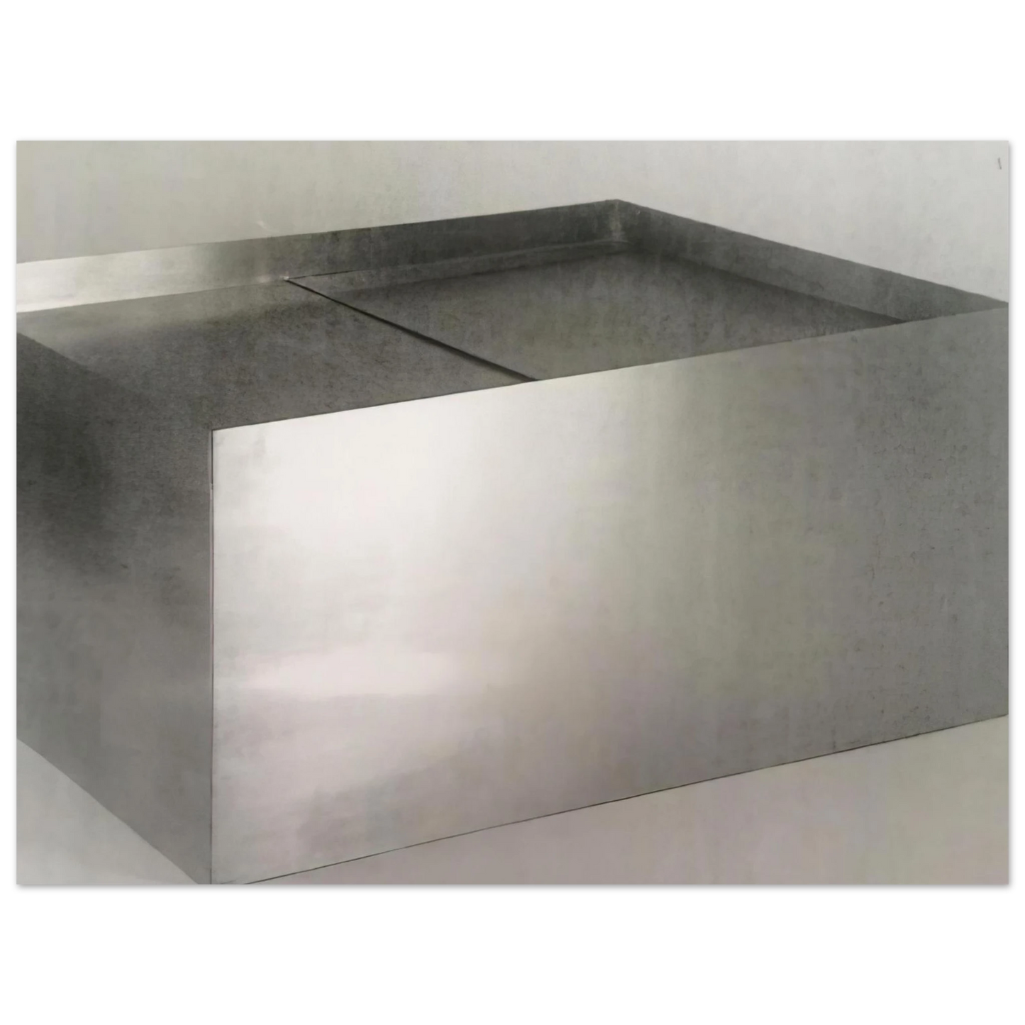 Donald Judd - Untitled Double Coffee Table - 1971  75x100 cm / 30x40inches Fine Art Poster