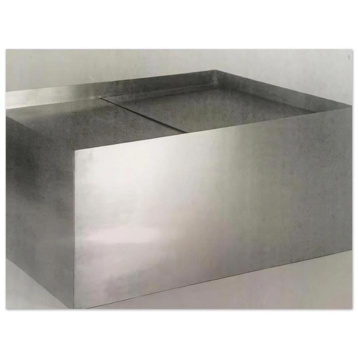 Donald Judd - Untitled Double Coffee Table - 1971  75x100 cm / 30x40inches Fine Art Poster