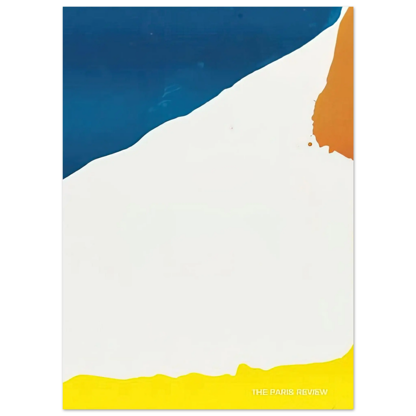 Helen Frankenthaler - Paris Review - 1966 Wall art - 40x50 cm / 16x20 Inches - Premium Wooden Framed Poster With Fine Art Paper - Black frame