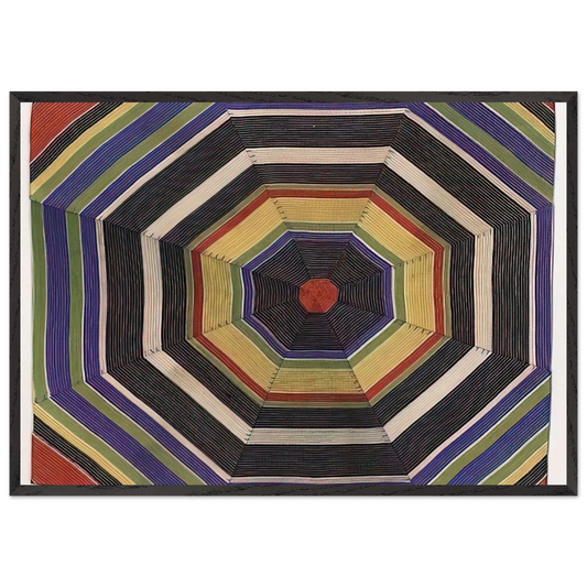 UNTITLED 2005 0 - Louise Bourgeois 70x100 cm / 28x40 inches Framed Art Print – Black Wooden Frame