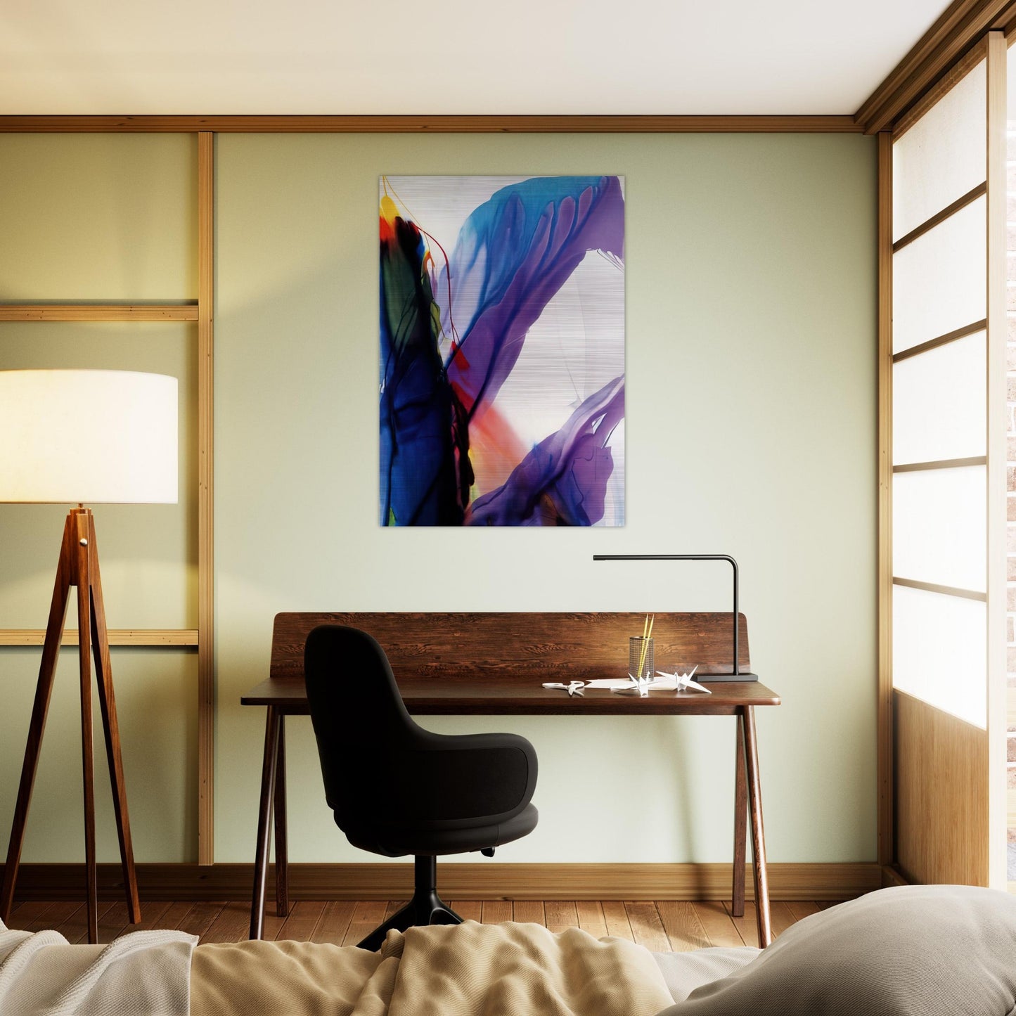 Phenomena Yonder Near - Paul Jenkins Brushed Aluminum Print - 70x100 cm / 28x40 inches | Paul Jenkins Aluminum Print | Paul Jenkins Prints
