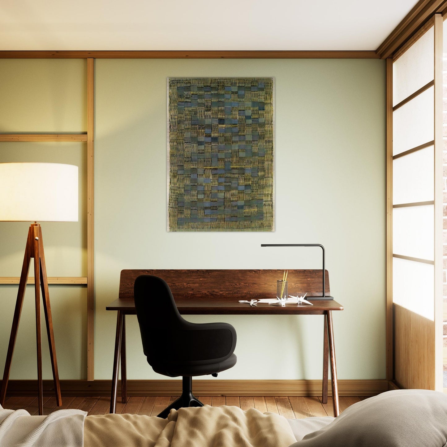 TIKAL 1958 - Anni Albers Brushed Aluminum Print - 70x100 cm / 28x40 inches | Anni Albers Aluminum Print | Anni Albers Prints