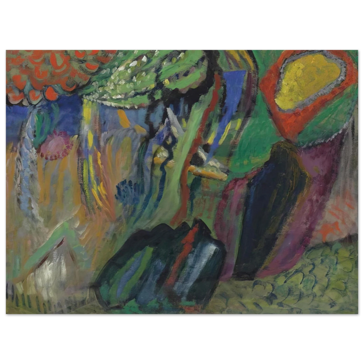 Gabriele Munter - ABSTRACT COMPOSITION  75x100 cm / 30x40inches Fine Art Poster