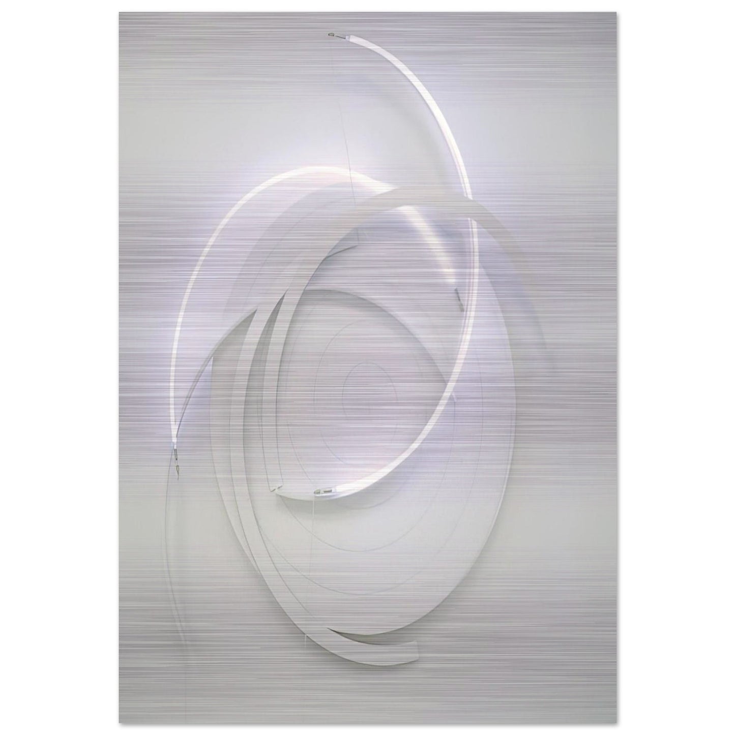 Lunatique compact n° 3 - 1996 - Francois Morellet Brushed Aluminum Print - 70x100 cm / 28x40 inches | Francois Morellet Aluminum Print | Francois Morellet Prints