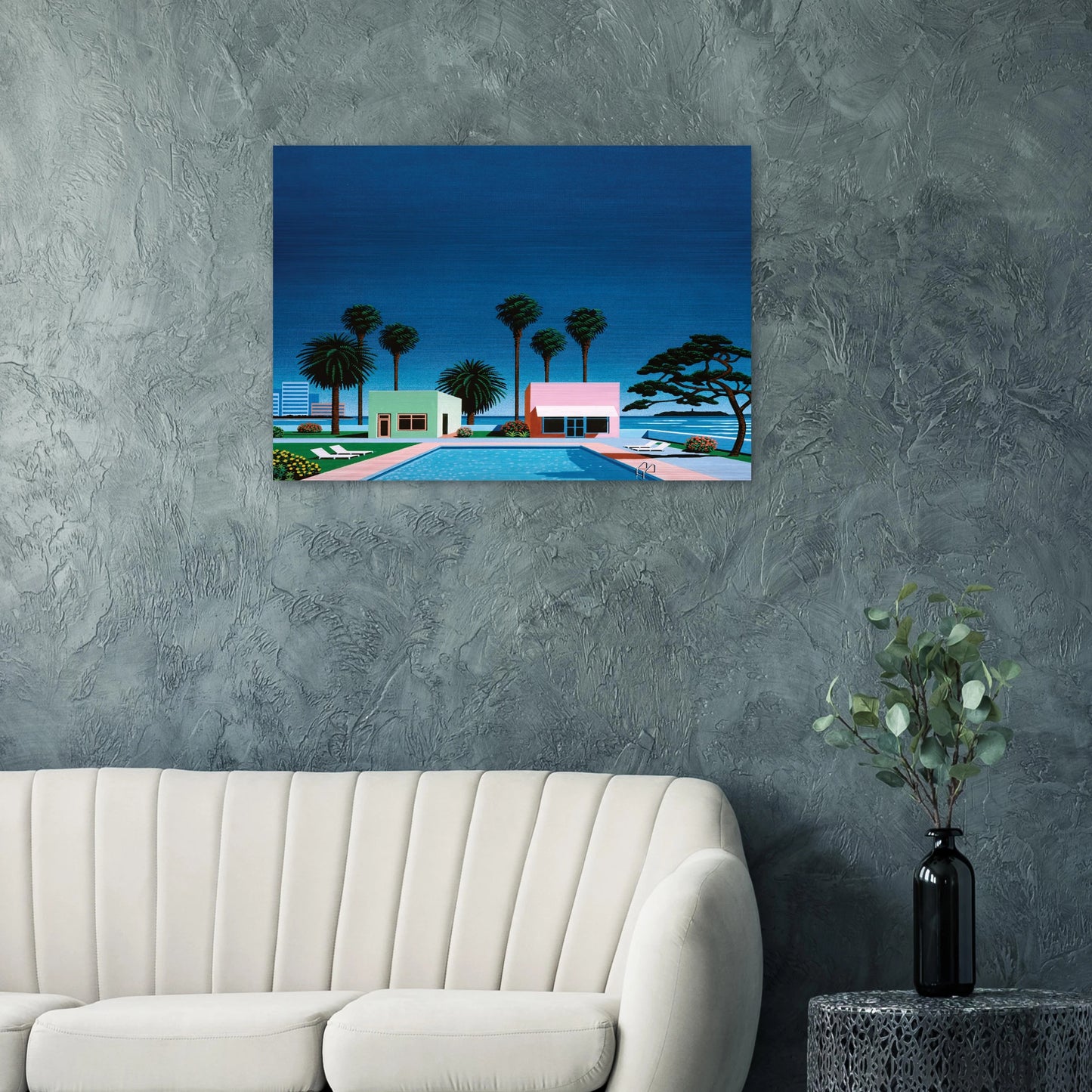 Pacific Breeze - Hiroshi Nagai Brushed Aluminum Print - 70x100 cm / 28x40 inches | Hiroshi Nagai Aluminum Print | Hiroshi Nagai Prints