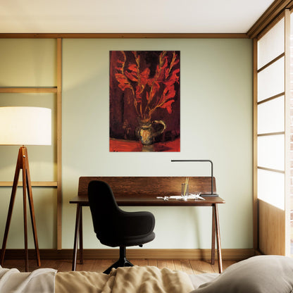 GLADIOLI 1919 - Chaim Soutine Brushed Aluminum Print - 70x100 cm / 28x40 inches | Chaim Soutine Aluminum Print | Chaim Soutine Prints