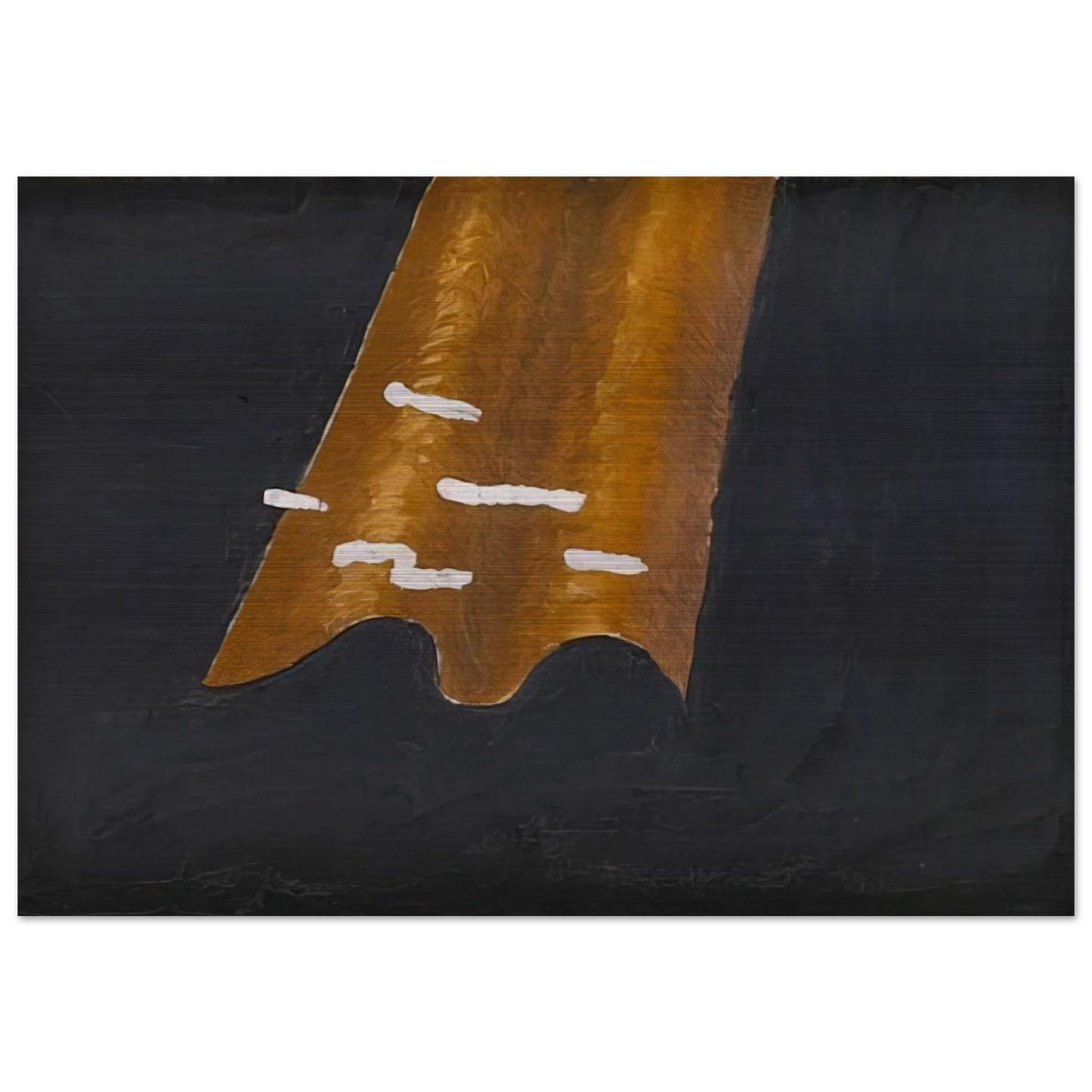 Untitled, No. 5 - 1951 - Forrest Bess Brushed Aluminum Print - 70x100 cm / 28x40 inches | Forrest Bess Aluminum Print | Forrest Bess Prints