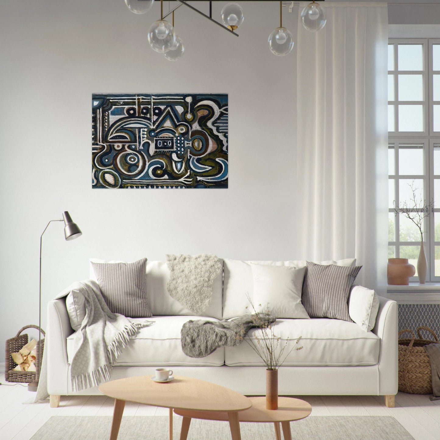 Untitled - 1930 - Richard Pousette-Dart Brushed Aluminum Print - 70x100 cm / 28x40 inches | Richard Pousette-Dart Aluminum Print | Richard Pousette-Dart Prints