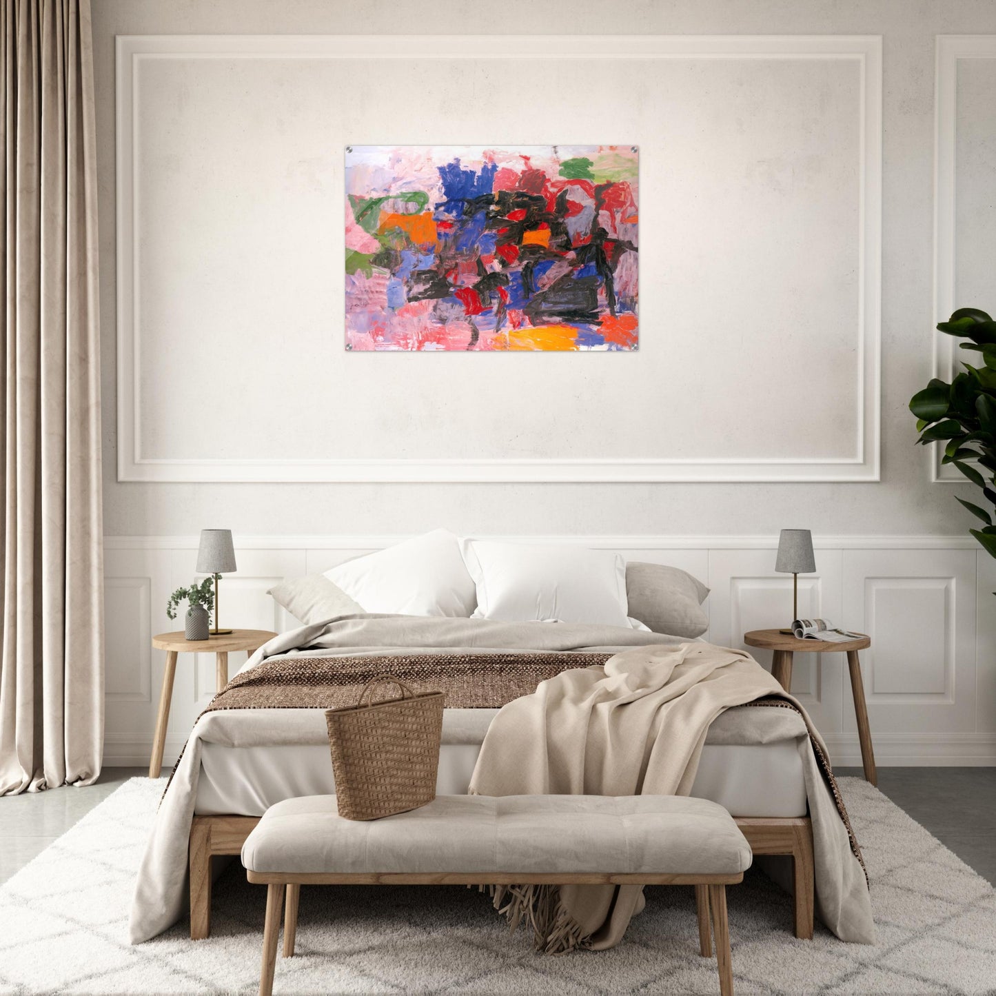 TO FELLINI 1958 - Philip Guston Acrylic Print - 70x100 cm / 28x40″ inches