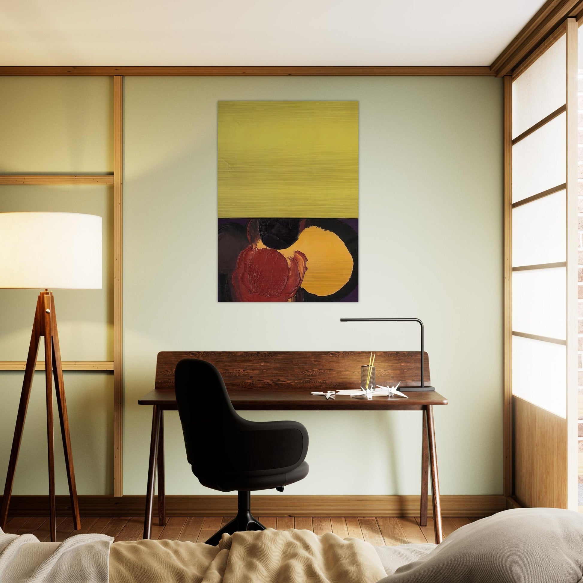 UNTITLED 1965 - Luis Feito Brushed Aluminum Print - 70x100 cm / 28x40 inches | Luis Feito Aluminum Print | Luis Feito Prints