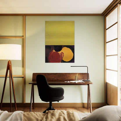 UNTITLED 1965 - Luis Feito Brushed Aluminum Print - 70x100 cm / 28x40 inches | Luis Feito Aluminum Print | Luis Feito Prints