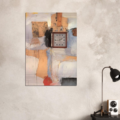 THIRD TIME PAINTING 1961 - Robert Rauschenberg Brushed Aluminum Print - 70x100 cm / 28x40 inches | Robert Rauschenberg Aluminum Print | Robert Rauschenberg Prints