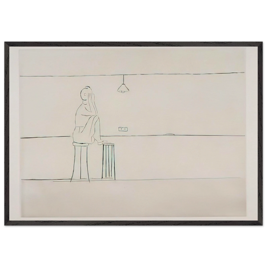 EMPTY NEST 1994 - Louise Bourgeois 70x100 cm / 28x40 inches Framed Art Print – Black Wooden Frame
