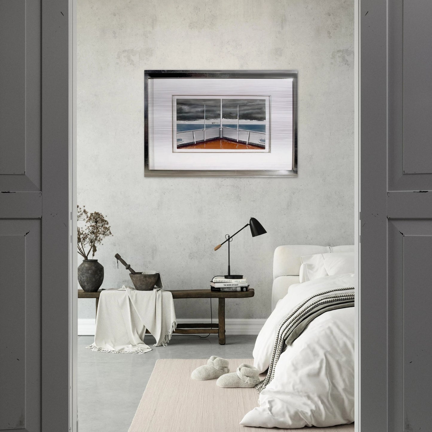 On the Great Lakes - 1953 - Clarence Holbrook Carter Brushed Aluminum Print - 70x100 cm / 28x40 inches | Clarence Holbrook Carter Aluminum Print | Clarence Holbrook Carter Prints