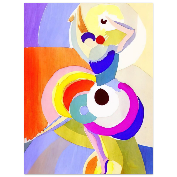 Sonia Delaunay - FLAMENCO DANCER  75x100 cm / 30x40inches Fine Art Poster