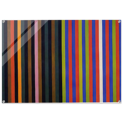 Yankee Doodle - 1966 - Gene Davis Acrylic Print - 70x100 cm / 28x40″ inches
