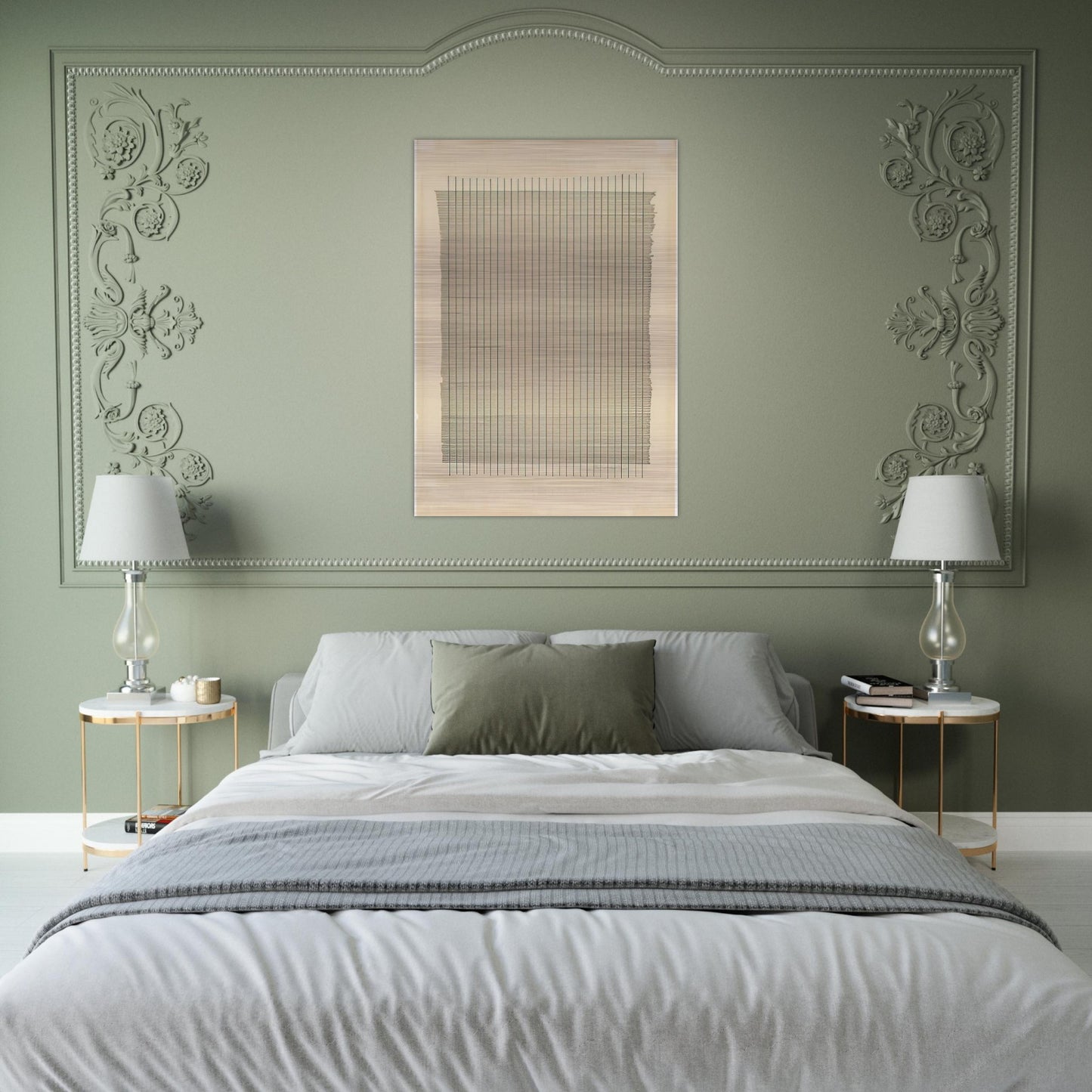 Tremolo - Agnes Martin Brushed Aluminum Print - 70x100 cm / 28x40 inches | Agnes Martin Aluminum Print | Agnes Martin Prints