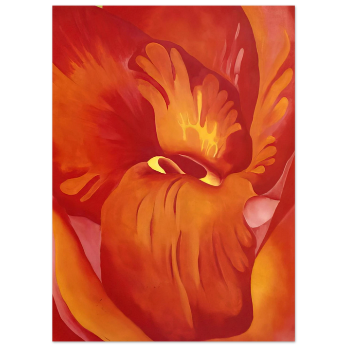 Georgia O'Keeffe - Canna Red and Orange Fine Art Poster