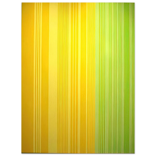 Gene Davis - Lime-Lemon - 1970  75x100 cm / 30x40inches Fine Art Poster