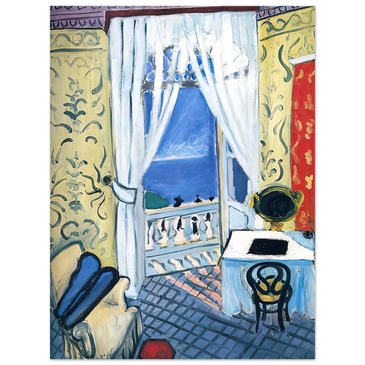 Henri Matisse - INTERIOR WITH A VIOLIN CASE 1919  75x100 cm / 30x40inches Fine Art Poster