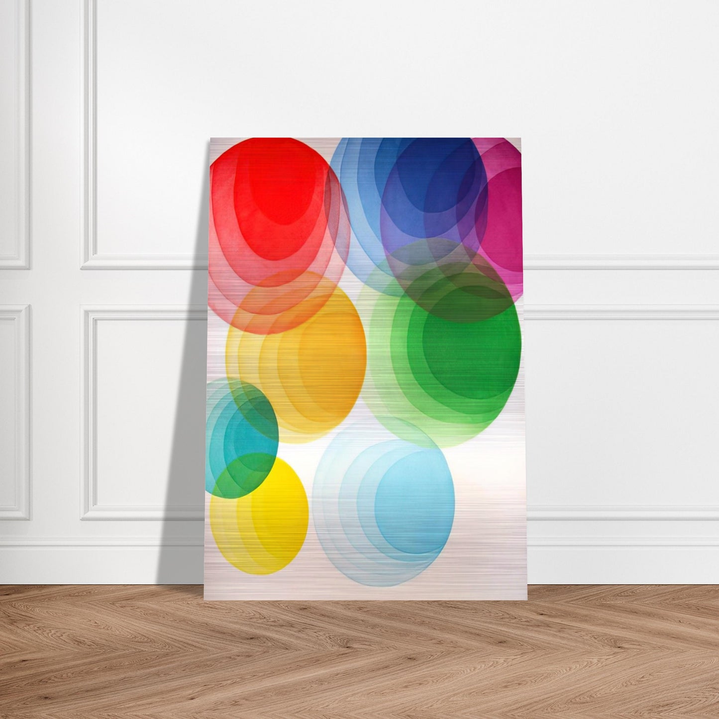 Untitled - Op Art - Piero Dorazio Brushed Aluminum Print - 70x100 cm / 28x40 inches | Piero Dorazio Aluminum Print | Piero Dorazio Prints