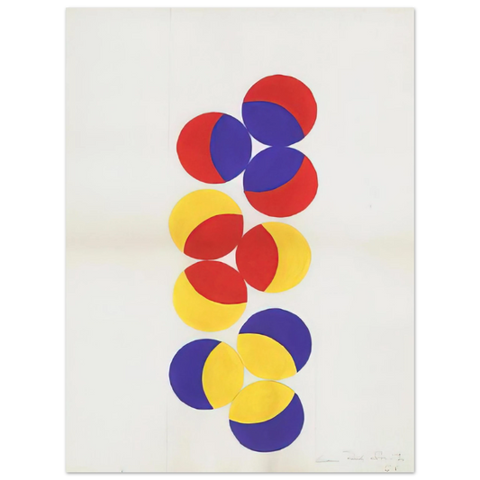 Leon Polk Smith - Untitled - 1968  75x100 cm / 30x40inches Fine Art Poster