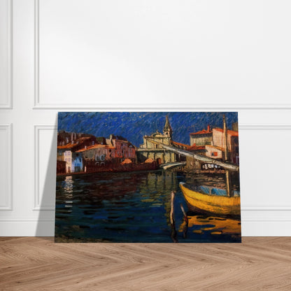 MARTIGUES - Raoul Dufy Brushed Aluminum Print - 70x100 cm / 28x40 inches | Raoul Dufy Aluminum Print | Raoul Dufy Prints