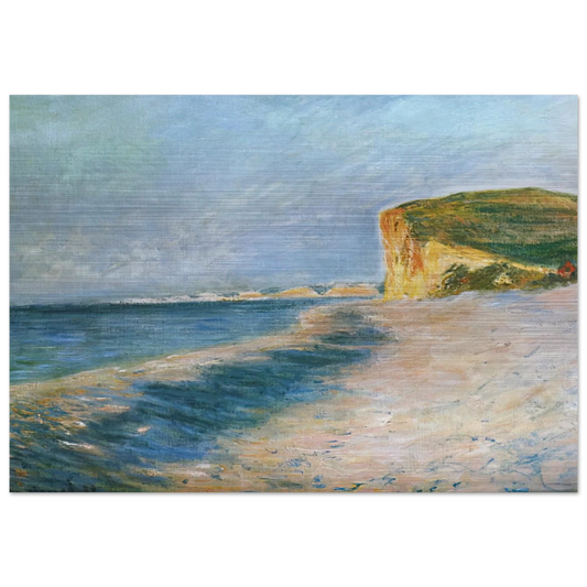 Pourville, near Dieppe - claude monet Brushed Aluminum Print - 70x100 cm / 28x40 inches | claude monet Aluminum Print | claude monet Prints