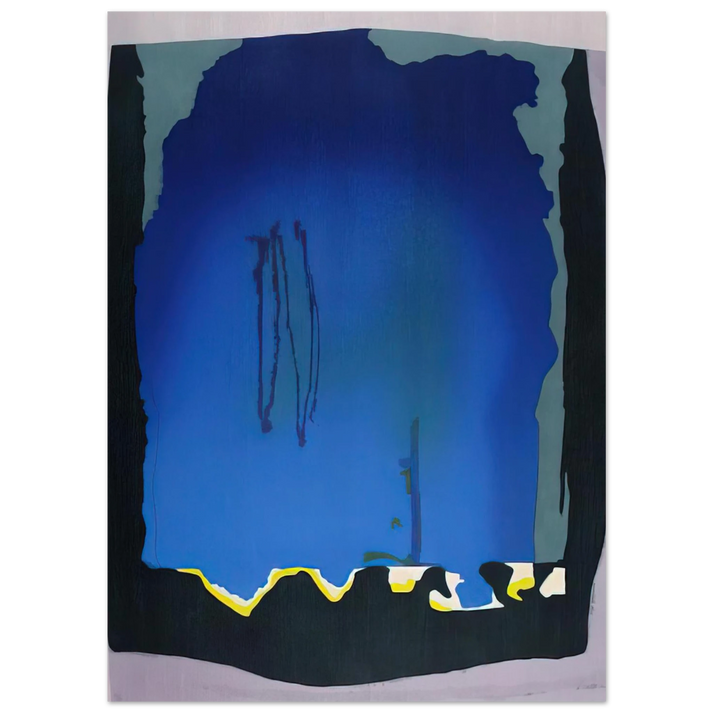 Helen Frankenthaler - Freefall - 1992 Wall art - 15x20 cm / 6x8 inches - Fine Art Poster-canvas - -