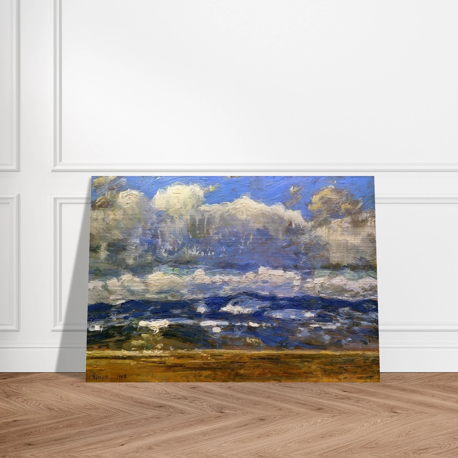 Over the Great Divide - Childe Hassam Brushed Aluminum Print - 70x100 cm / 28x40 inches | Childe Hassam Aluminum Print | Childe Hassam Prints