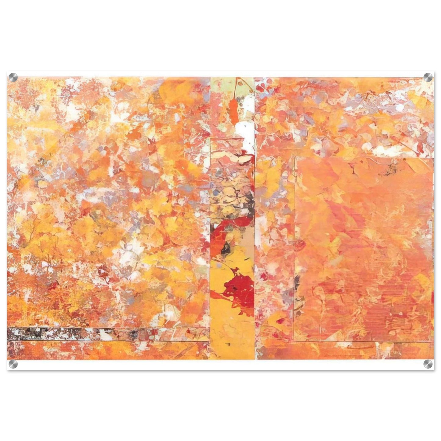 Toward a Red - Sam Gilliam Acrylic Print - 70x100 cm / 28x40″ inches | Sam Gilliam Wall Art | Sam Gilliam Prints