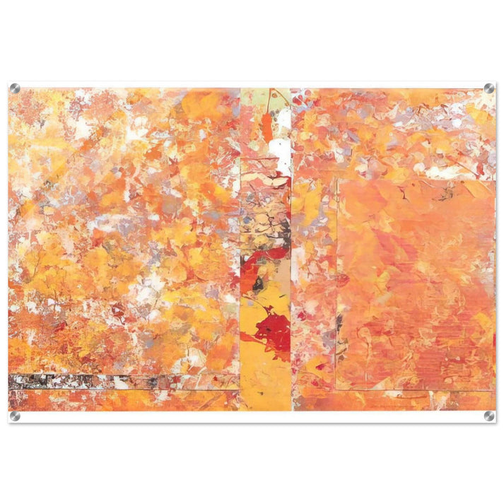 Toward a Red - Sam Gilliam Acrylic Print - 70x100 cm / 28x40″ inches | Sam Gilliam Wall Art | Sam Gilliam Prints