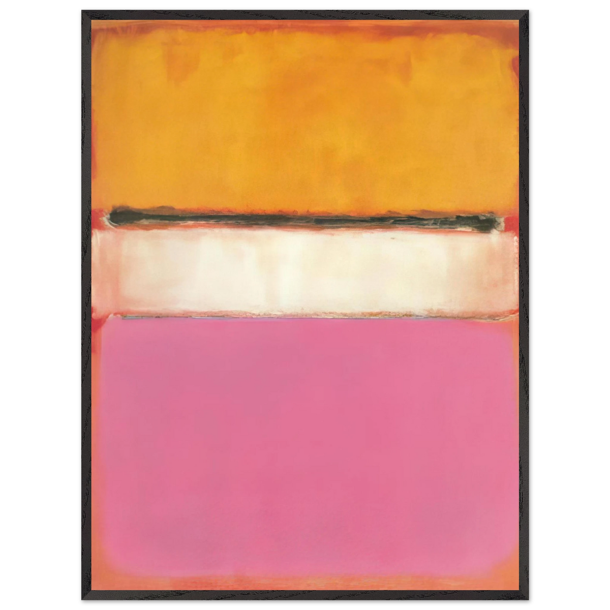 Mark Rothko - White Center Yellow, Pink and Lavender on Rose - 1950 Wall Art - 30x40 cm / 12x16 inches - Fine Art Poster-canvas - -