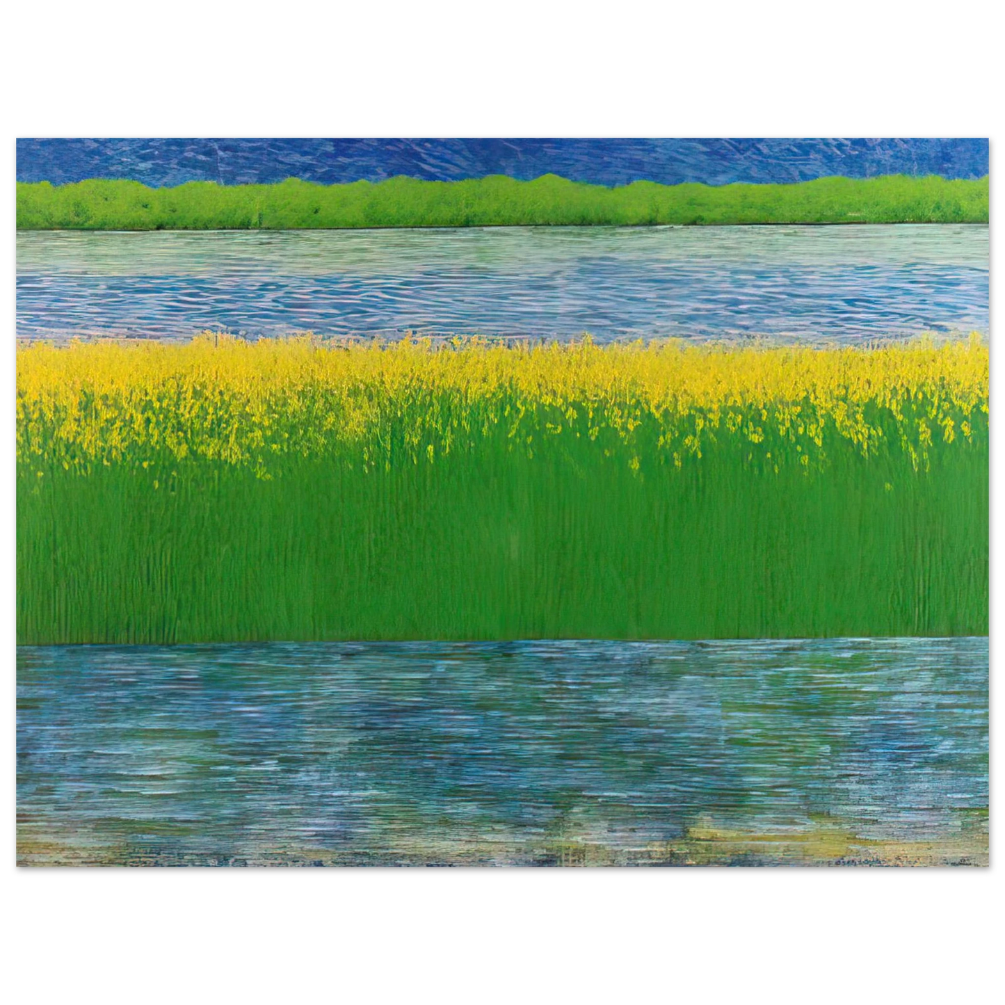 Jimmy Ernst - Sea of Grass - 1983  75x100 cm / 30x40inches Fine Art Poster