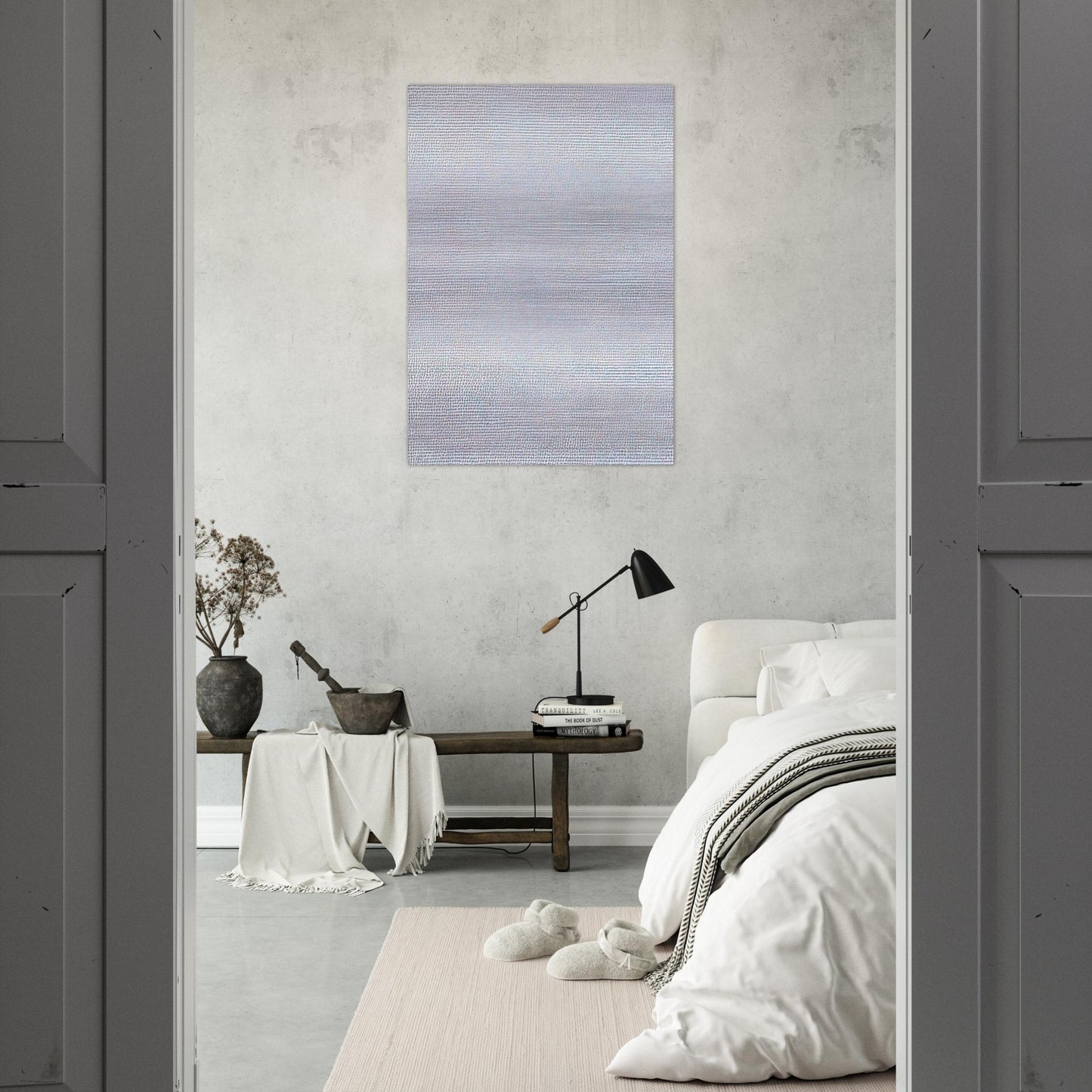 19651 - ∞, Detail 2333587 - 2336083 - Conceptual Art - Roman Opalka Brushed Aluminum Print - 70x100 cm / 28x40 inches | Roman Opalka Aluminum Print | Roman Opalka Prints