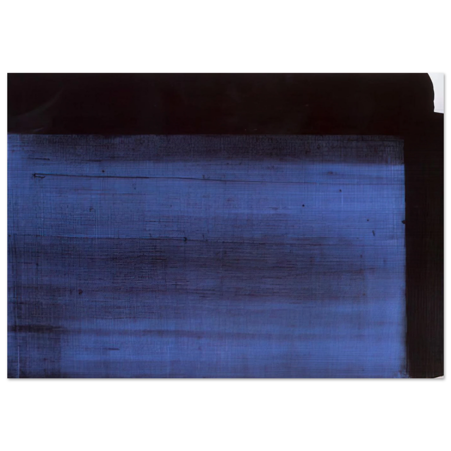 Peinture 19 mai 1982 - 1982 - Pierre Soulages Brushed Aluminum Print - 70x100 cm / 28x40 inches | Pierre Soulages Aluminum Print | Pierre Soulages Prints
