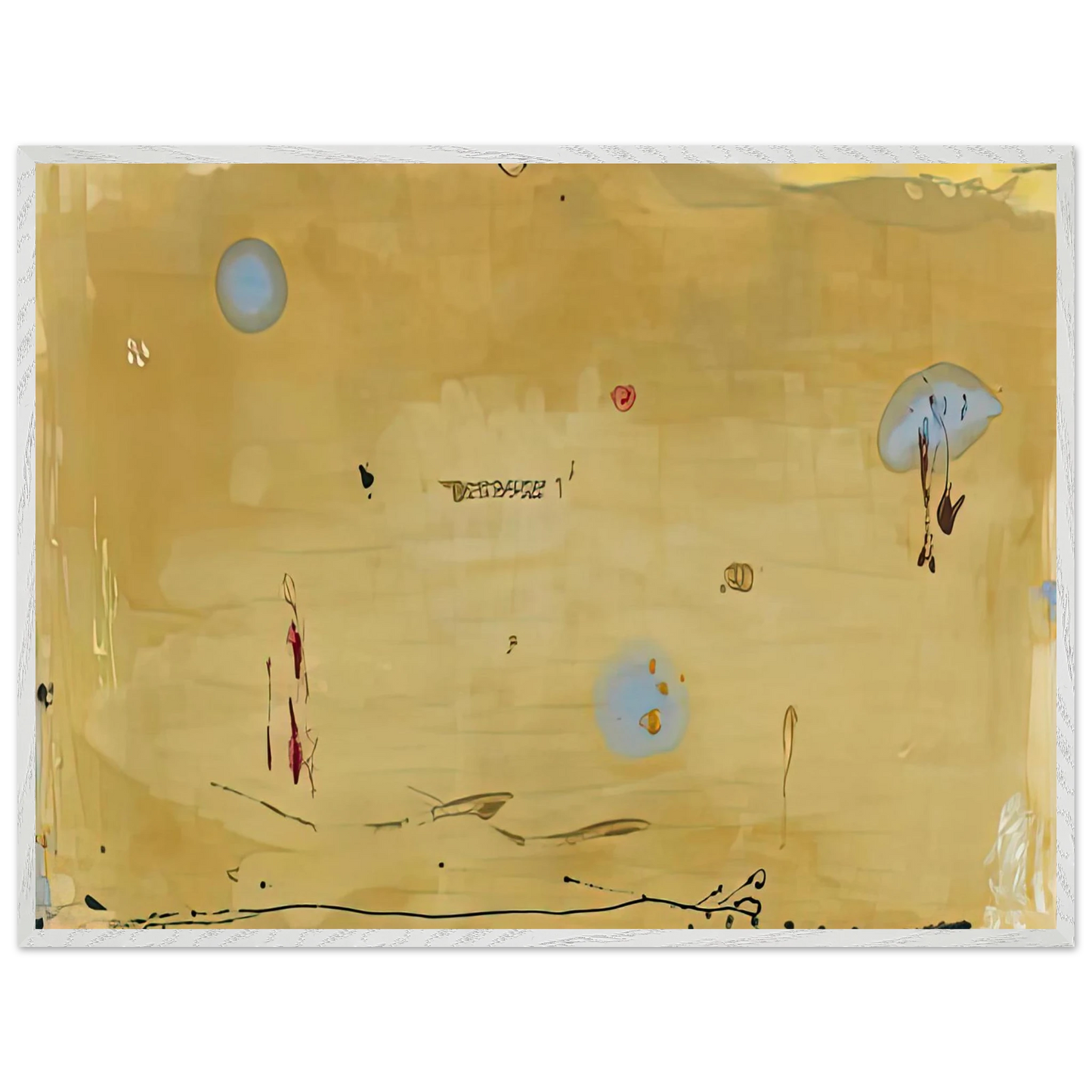 Helen Frankenthaler - Brother Angel, 1983- Wall Art - 30x40 cm / 12x16 inches - Premium Wooden Framed Poster With Fine Art Paper-canvas - Wood frame