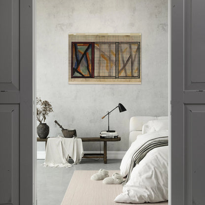 PRELIMINARY DESIGN FOR LADY HAMILTON RUG 1914 - Vanessa Bell Brushed Aluminum Print - 70x100 cm / 28x40 inches | Vanessa Bell Aluminum Print | Vanessa Bell Prints