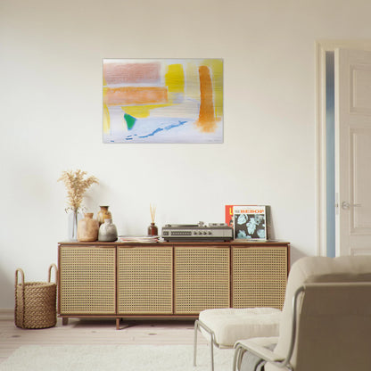UNTITLED 1996 - Esteban Vicente Brushed Aluminum Print - 70x100 cm / 28x40 inches | Esteban Vicente Aluminum Print | Esteban Vicente Prints