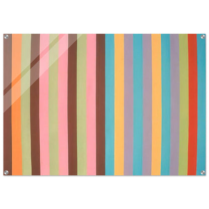 Boudoir Painting - 1965 - Gene Davis Acrylic Print - 70x100 cm / 28x40″ inches