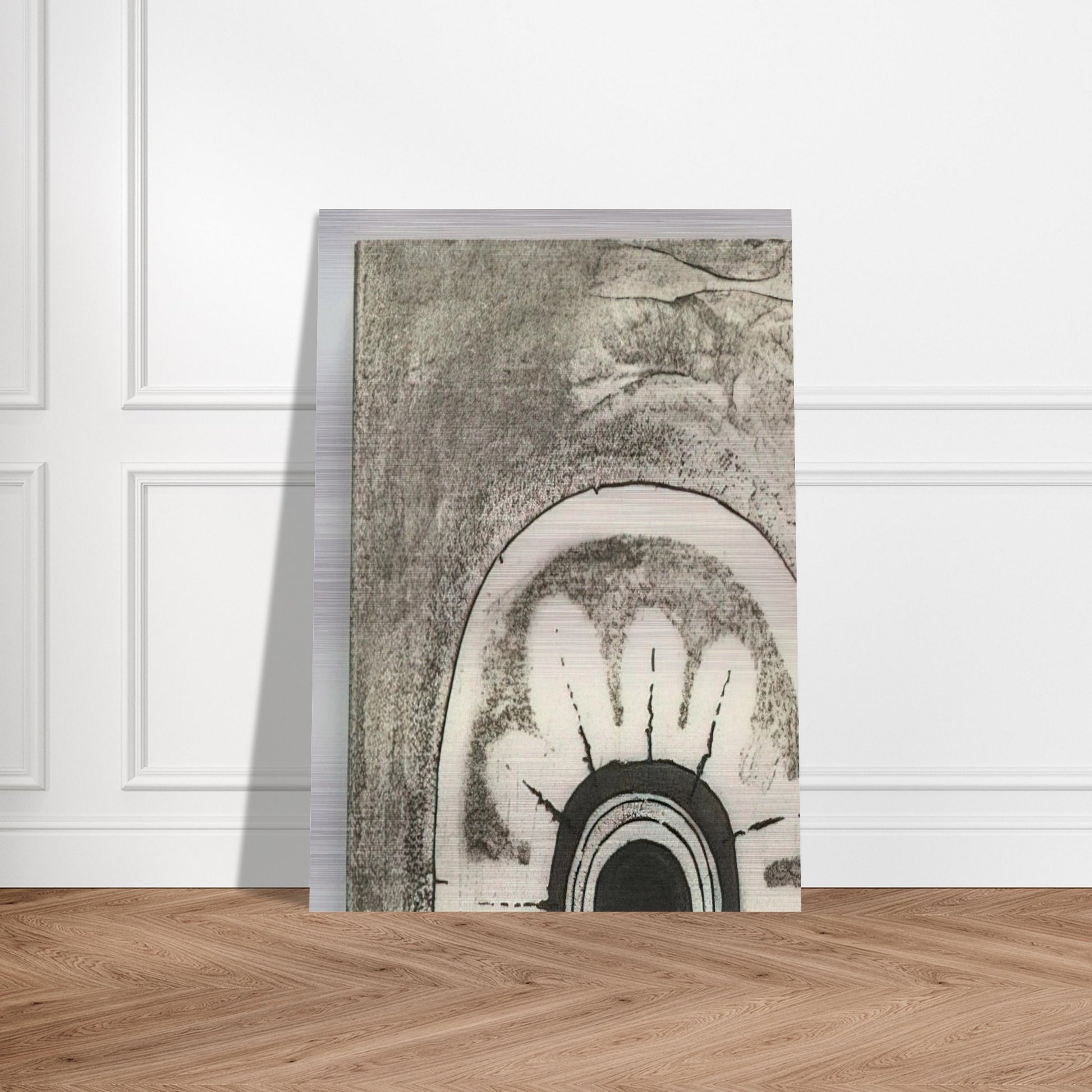 FIFTH STONE SIXTH STONE 1968 - Lee Bontecou Brushed Aluminum Print - 70x100 cm / 28x40 inches | Lee Bontecou Aluminum Print | Lee Bontecou Prints